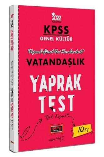 2022 KPSS Lisans Genel Kültür Vatandaşlık Yaprak Test | Kitap Ambarı