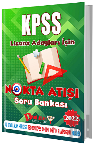 2022 KPSS Nokta Atışı Soru Bankası | Kitap Ambarı