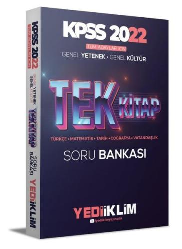 2022 KPSS Tüm Adaylar İçin Genel Yetenek Genel Kültür Tek Kitap Soru B