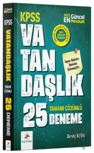 2022 KPSS Vatandaşlık Tamamı Çözümlü 25 Deneme