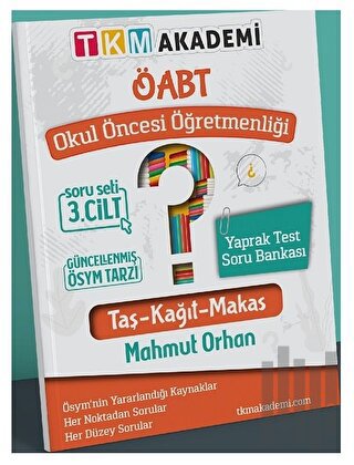2022 ÖABT Okul Öncesi Öğretmenliği Yaprak Test Soru Bankası Çözümlü 3.