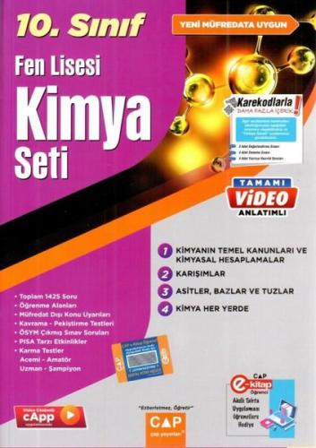 2023 10.Sınıf Kimya Fen Lisesi Set | Kitap Ambarı
