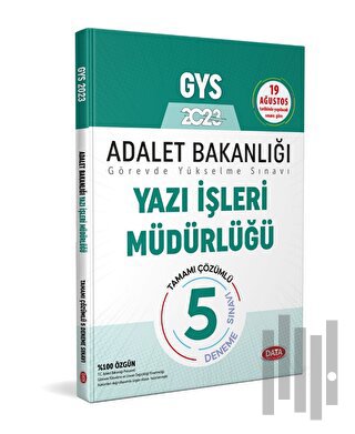 2023 Adalet Bakanlığı Yazı İşleri Müdürlüğü GYS Tamamı Çözümlü 5 Deneme Sınavı