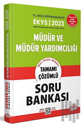 2023 MEB EKYS Müdür ve Müdür Yardımcılığı Çözümlü Soru Bankası | Kitap