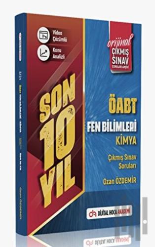 ÖABT Fen Bilimleri Kimya Son 10 Yıl Orijinal Çıkmış Sınav Soruları Video Çözümlü Konu Analizli