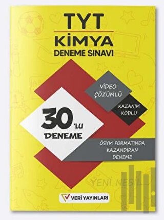 2023 TYT Kimya ÖSYM Formatında Video Çözümlü Yeni Nesil Kazandıran 30'lu Deneme