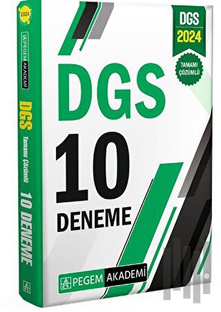 2024 DGS Tamamı Çözümlü 10 Deneme | Kitap Ambarı