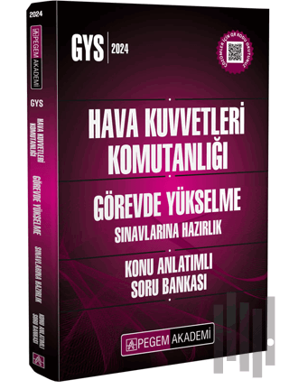2024 Hava Kuvvetleri Komutanlığı Görevde Yükselme Sınavlarına Hazırlık Konu Anlatımlı Soru Bankası