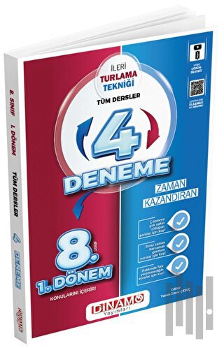 2024 İleri Turlama Tekniği 8. Sınıf 1. Dönem Tüm Dersler 4 Deneme