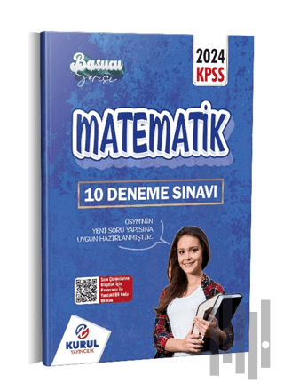 2024 KPSS Başucu Serisi Matematik Çözümlü 10 Deneme Sınavı | Kitap Amb