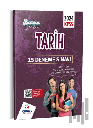 2024 KPSS Başucu Serisi Tarih Çözümlü 15 Deneme Sınavı | Kitap Ambarı