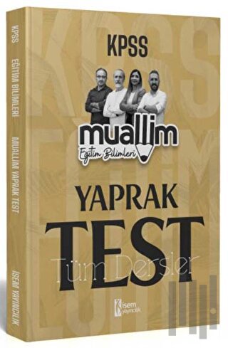 2024 KPSS Eğitim Bilimleri Muallim Tüm Dersler Yaprak Test | Kitap Amb