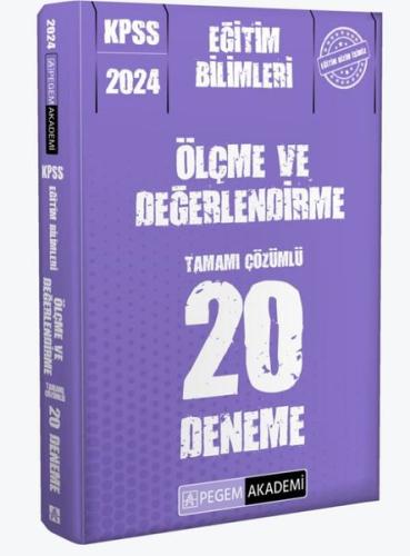 2024 KPSS Eğitim Bilimleri Ölçme ve Değerlendirme 20 Deneme | Kitap Am