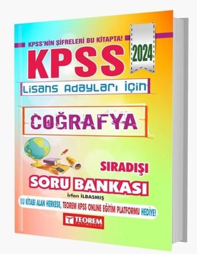 2024 KPSS Lisans Coğrafya Sıradışı Soru Bankası