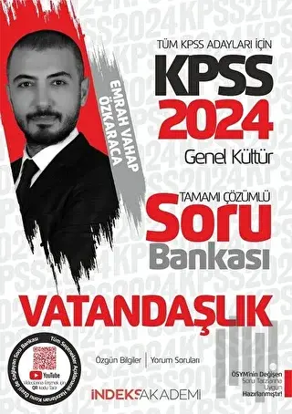 2024 KPSS Vatandaşlık Soru Bankası Çözümlü | Kitap Ambarı