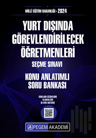 2024 MEB Yurt Dışında Görevlendirilecek Öğretmenleri Seçme Sınavı Konu Anlatımlı Soru Bankası