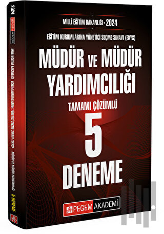 2024 Milli Eğitim Bakanlığı (EKYS) Müdür ve Müdür Yardımcılığı Tamamı Çözümlü 5 Deneme