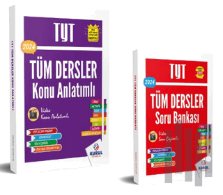 2024 TYT Tüm Dersler Konu Anlatımlı ve Soru Bankası Seti 2 Kitap