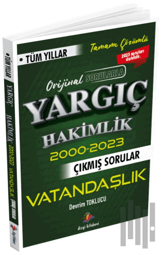 2024 Yargıç Hakimlik Vatandaşlık Tüm Yıllar Çıkmış Sorular