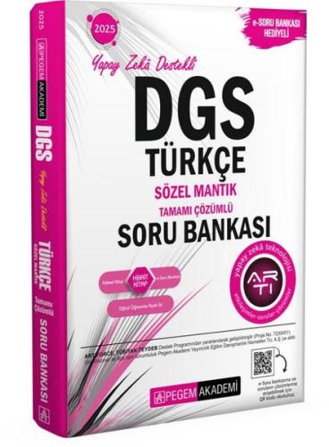 2025 DGS Türkçe Sözel Mantık Tamamı Çözümlü Soru Bankası | Kitap Ambar