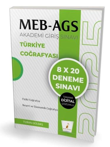2025 MEB-AGS Akademi Giriş Sınavı - 8X20 Deneme Sınavı - Tamamı Dijital Çözümlü