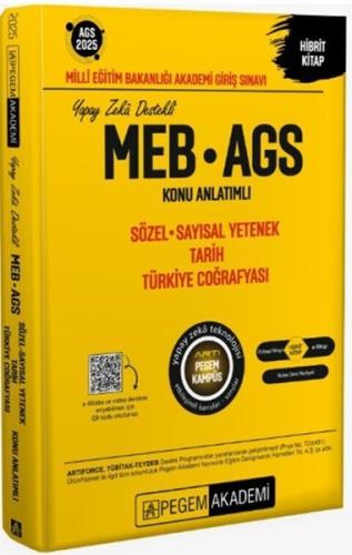 2025 MEB - AGS Konu Anlatımlı Sözel Sayısal Yetenek Tarih Türkiye Coğr