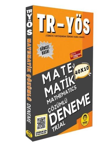 2025 TR YÖS Matematik 40x10 Çözümlü Deneme