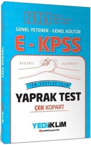 2026 E-KPSS GY - GK Tüm Adaylar İçin Çek Kopart Yaprak Test