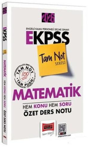 2026 E - KPSS Tam Not Serisi Matematik Hem Konu Hem Soru Özet Ders Not