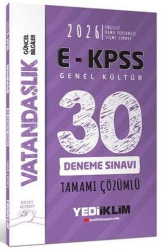 2026 E - KPSS Tüm Adaylar İçin Genel Kültür Vatandaşlık Tamamı Çözümlü
