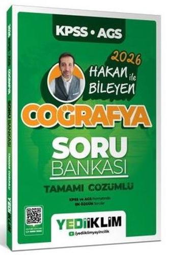 2026 KPSS AGS Coğrafya Tamamı Çözümlü Soru Bankası - Hakan Bileyen | K