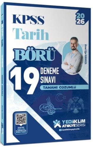 2026 KPSS Börü Tarih Tamamı Çözümlü 19 Deneme Sınavı | Kitap Ambarı