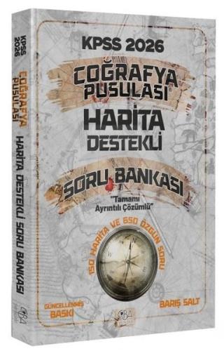 2026 KPSS Coğrafya Pusulası Harita Destekli Soru Bankası Çözümlü | Kit