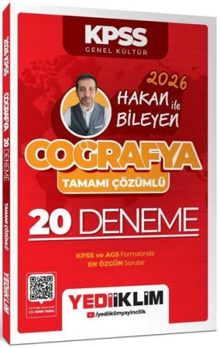 2026 KPSS Coğrafya Tamamı Çözümlü 20 Deneme | Kitap Ambarı