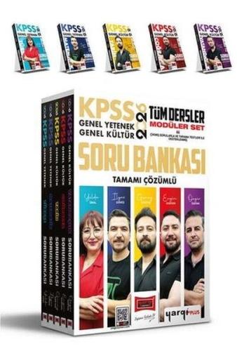 2026 KPSS Genel Yetenek Genel Kültür Tüm Dersler Tamamı Çözümlü Modüler Soru Bankası Seti  -  5 Kita