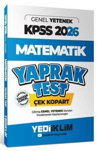 2026 KPSS Genel Yetenek Matematik Çek Kopart Yaprak Test