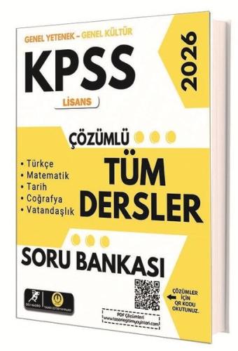 2026 KPSS Lisans Tüm Dersler Çözümlü Soru Bankası | Kitap Ambarı