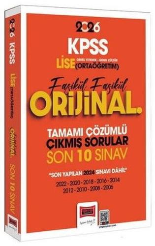 2026 KPSS Lise - Ortaöğretim GK - GY Fasikül Fasikül Orijinal Tamamı Çözümlü Çıkmış Son 10 Sınav