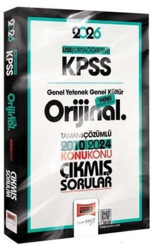 2026 KPSS Lise - Ortaöğretim GK - GY Orijinal 2010 - 2024 Konu Konu Çıkmış Sorular