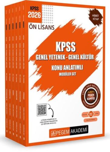 2026 KPSS Ön Lisans Konu Anlatımlı Modüler Set Genel Yetenek Genel Kül