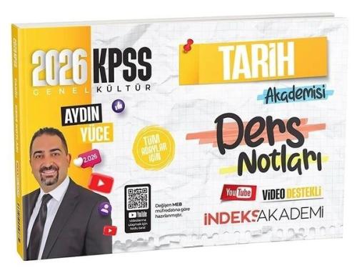 2026 KPSS Tarih Akademisi Video Ders Notları | Kitap Ambarı