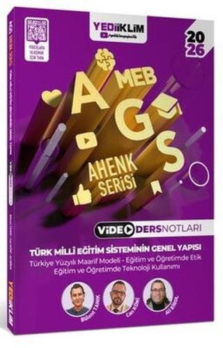2026 MEB AGS Ahenk Serisi Türk Milli Eğitim Sisteminin Genel Yapısı Video Ders Notları