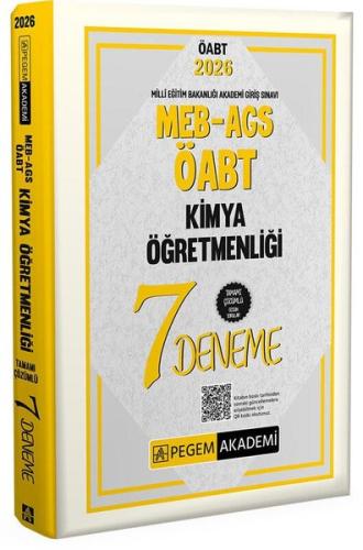 2026 MEB AGS ÖABT Kimya Öğretmenliği Tamamı Çözümlü 7 Deneme