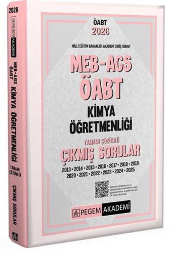 2026 MEB AGS ÖABT Kimya Öğretmenliği Tamamı Çözümlü Çıkmış Sorular