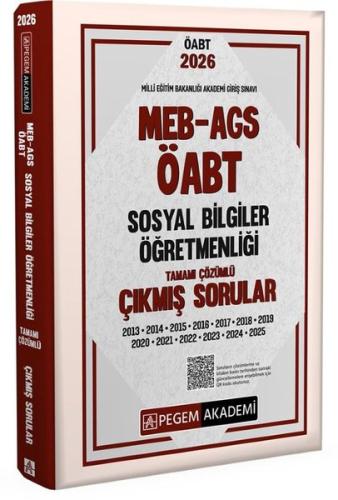 2026 MEB AGS ÖABT Sosyal Bilgiler Öğretmenliği Tamamı Çözümlü Çıkmış Sorular