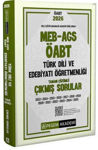 2026 MEB - AGS ÖABT Türk Dili ve Edebiyatı Öğretmenliği Tamamı Çözümlü Çıkmış Sorular