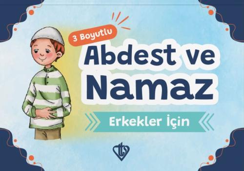 3 Boyutlu Abdest Ve Namaz Kitapçığı Mavi | Kitap Ambarı