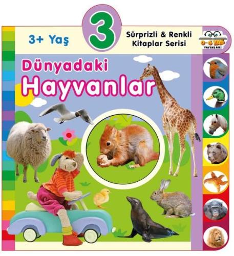 3+ Yaş Dünyadaki Hayvanlar | Kitap Ambarı
