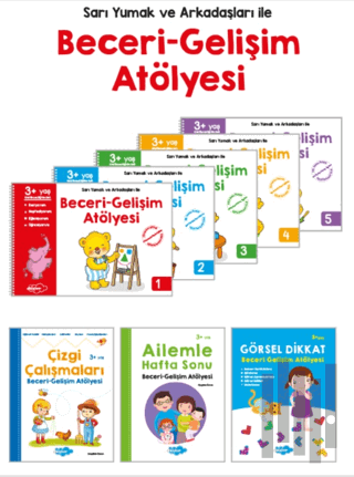+3 Yaş Sarı Yumak ve Arkadaşları ile Beceri Gelişim Atölyesi | Kitap A