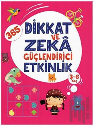365 Dikkat Ve Zeka Güçlendirici Etkinlik Pembe Kitap | Kitap Ambarı